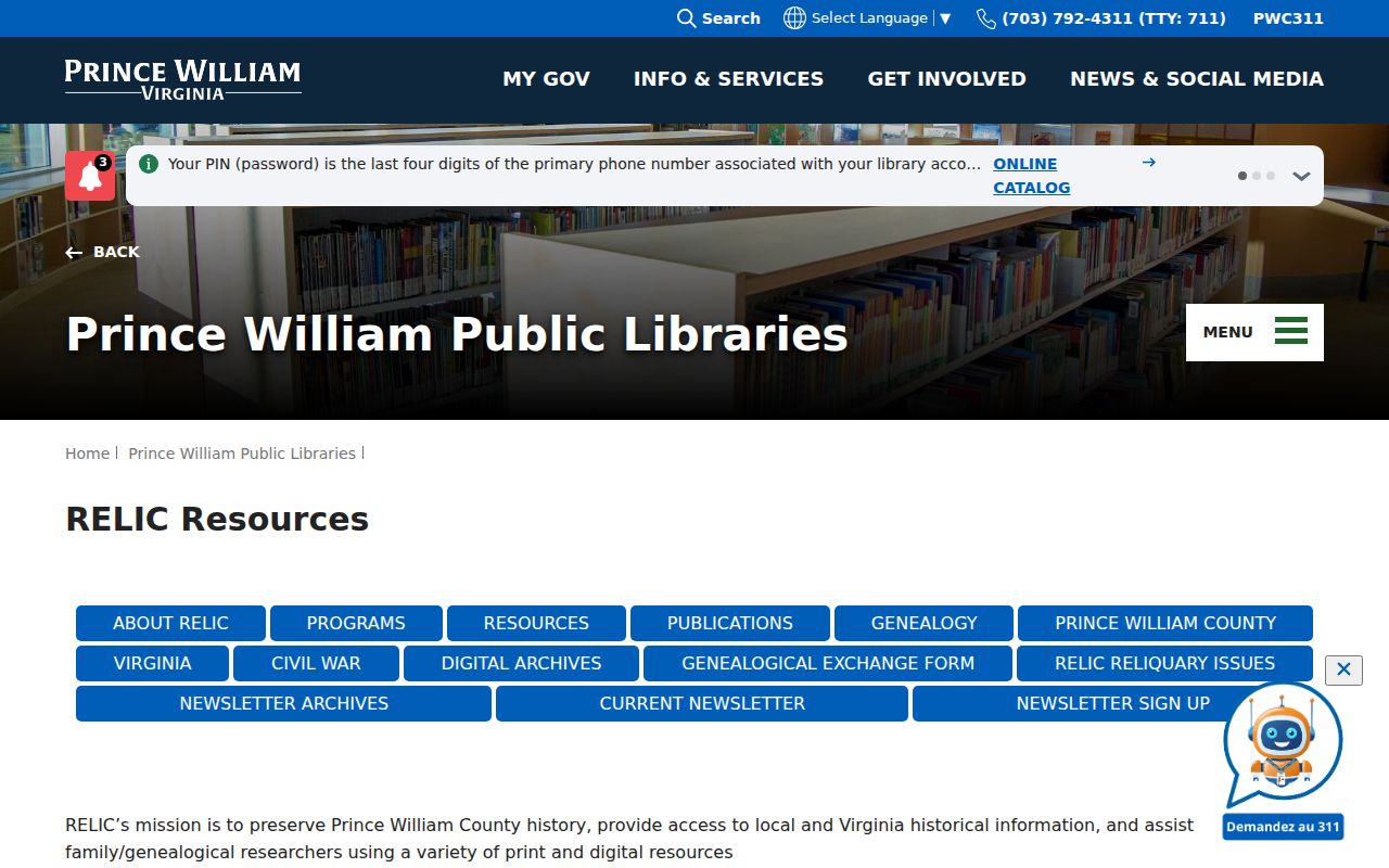Linton Hall city directory research resources at RELIC
